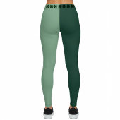 Zwei Tone Kleeblatt Irish Lucky Charm Leggings