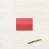 Zwei-Tone-Lärm-Textur Tomato Red Post-it® Notes Post-it Klebezettel (Auf Schreibtisch)