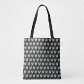 Zwei Tone-Leaf-Muster-Tasche Tasche (Vorderseite)