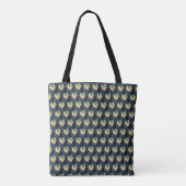 Zwei Tone-Leaf-Muster-Tasche Tasche (Rückseite)