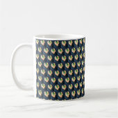 Zwei Tone-Leaf-Muster-Tasse Kaffeetasse (Links)