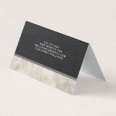 Zwei Tone Leather | Beratung Visitenkarten (Rückseite)