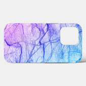 Zwei tone Lila Marmoraussehen Case-Mate iPhone Hülle (Rückseite (Horizontal))