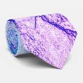 Zwei tone Lila Marmoraussehen Krawatte (Gerollt)