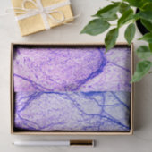 Zwei tone Lila Marmoraussehen Seidenpapier (Geschenk)