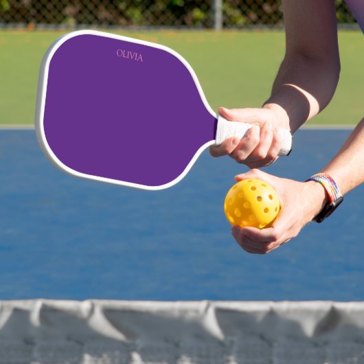 Zwei Tone Lila Pickleball Paddle (InSitu)