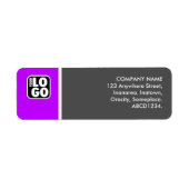 Zwei Tone - Lila und grau (Vorne)