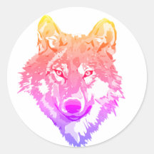 Zwei Töne Lone wolf art