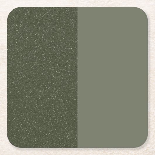 Zwei-Tone-Minimalistisch-Moss-Grünbuch - Untersetz Rechteckiger Pappuntersetzer (Vorderseite)