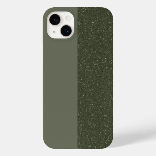 Zwei-Tone-Moos Green iPhone 14 Plus Fall (Custom) Case-Mate iPhone Hülle (Rückseite)