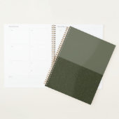 Zwei-Tone-Moos-Green-Weekly-Planner - individuell  Planer (Anzeige)