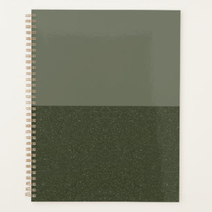 Zwei-Tone-Moos-Green-Weekly-Planner - individuell  Planer