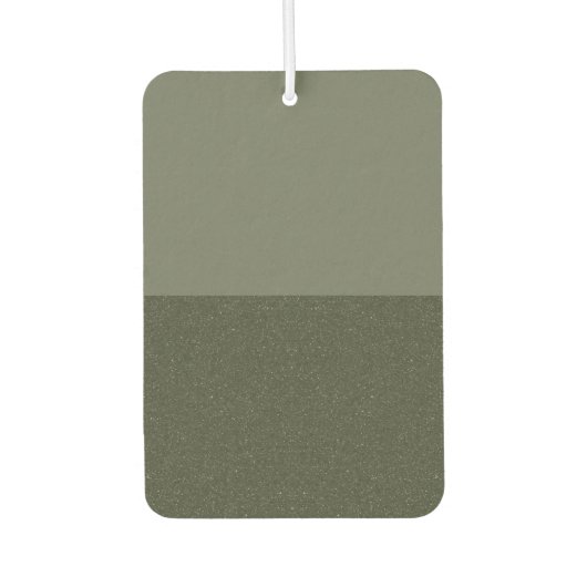 Zwei-Tone-Moos grüner Luftkühler Autolufterfrischer (Vorderseite)