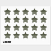 Zwei-Tone-Moss-Star-Sticker - individuell anpassba Stern-Aufkleber (Blatt)