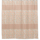 Zwei Tone Motif Karamelllperlen Duschvorhang (Vorderseite)