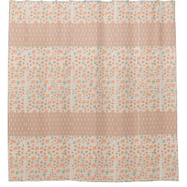 Zwei Tone Motif Karamelllperlen Duschvorhang