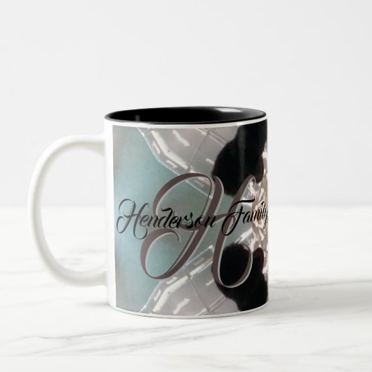 Zwei-Tone-Neutral-Kaffee-Tasse - Minimalistisch Be Zweifarbige Tasse (Links)