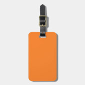 Zwei-Tone-Orange-Gepäckmarke Gepäckanhänger (Vorderseite vertikal)