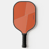 Zwei Tone Orange Pickleball Paddle mit Namen (Rückseite)