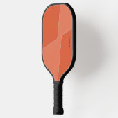 Zwei Tone Orange Pickleball Paddle mit Namen (Links)