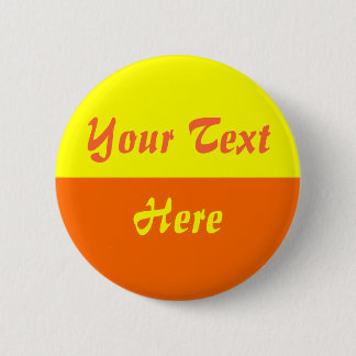 Zwei Tone - Orange Untere Hälfte Button