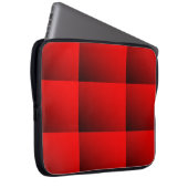Zwei Tone Red Laptop Sleeve (Vorne Rechts)