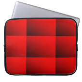Zwei Tone Red Laptop Sleeve (Vorderseite)