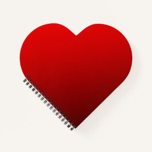 Zwei Tone Red Notebook Notizblock