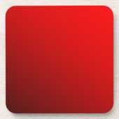 Zwei Tone Red Untersetzer (Vorderseite)