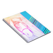 Zwei Tone (Regenbogen) Notizblock (Rechte Seite)