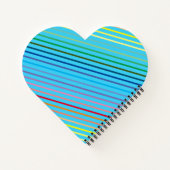 Zwei Tone (Regenbogen) Notizblock (Rückseite)