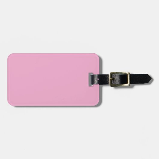 Zwei-Tone-Rosa- und Lila Gepäckmarke Gepäckanhänger (Vorderseite horizontal)