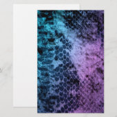Zwei Tone Snakeskin Briefpapier (Vorne/Hinten)