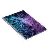Zwei Tone Snakeskin Notizblock (Rechte Seite)