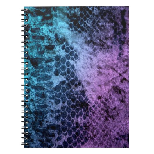 Zwei Tone Snakeskin Notizblock (Vorderseite)