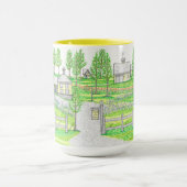 Zwei Tone Sunny Hill Tasse (Zentrum)