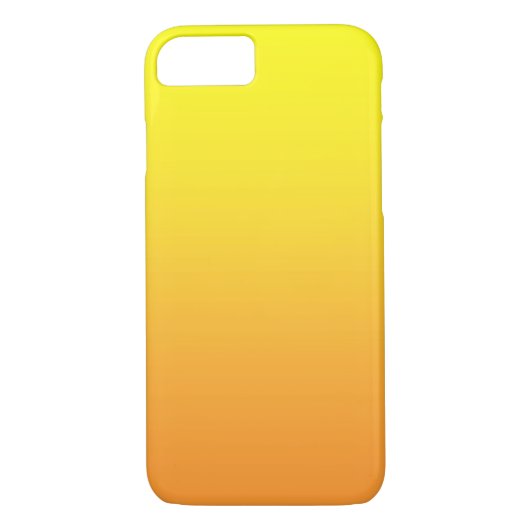 Zwei Tone Sunshine Gelb Case-Mate iPhone Hülle (Rückseite)
