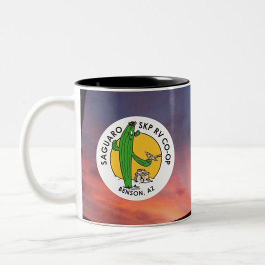 Zwei-Tone-Tasse (11 oz oder 15 oz) Zweifarbige Tasse (Links)