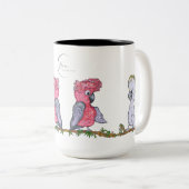 Zwei-Tone-Tasse, 444 ml - Cockatoo & Galah Zweifarbige Tasse (VorderseiteRechts)