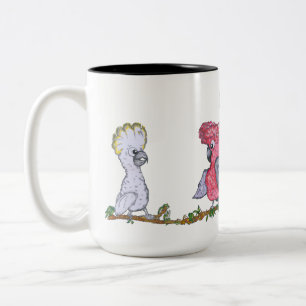 Zwei-Tone-Tasse, 444 ml - Cockatoo & Galah Zweifarbige Tasse
