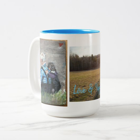 Zwei-Tone-Tasse, 444 ml Zweifarbige Tasse (Vorderseite Links)