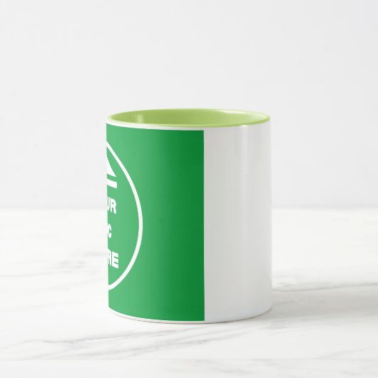 Zwei-Tone-Tasse - Bild 11 oz Limon hinzufügen Tasse (Zentrum)