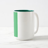 Zwei-Tone-Tasse - Bild 15 oz Weiß Jäger Grün hinzu Zweifarbige Tasse (VorderseiteRechts)