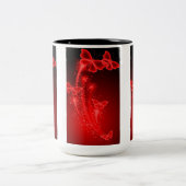 Zwei-Tone-Tasse-Design: Stilvoller und moderner Tr Zweifarbige Tasse (Mittel)