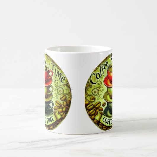 Zwei-Tone-Tasse Fügen Sie Ihrem morgendlichen Co-P Kaffeetasse (Mittel)