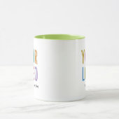Zwei Tone-Tasse für benutzerdefinierte Logos und N Tasse (Zentrum)
