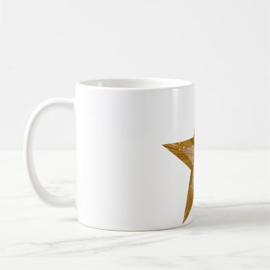 Zwei-Töne-Tasse Gold Star Kaffeetasse (Links)