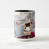 Zwei Töne Tasse. Happy Jubiläumspoodle Tasse (Zentrum)