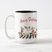 Zwei Tone Tasse Merry Ducksmas