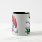 Zwei Töne Tasse mit einem Golfball mit einer Weihn (Mittel)